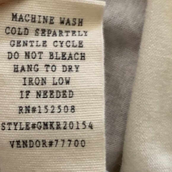 Gimmicks BKE Raw Edge Pieced Top in Creme Multi BOHO Peasant Prairie Sz M #27J - Picture 10 of 10